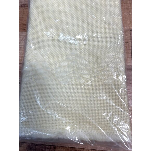 Valentina 14Ct Cross-Stitch Pillow Cover Beige Cotton 16" x 16" - Picture 4 of 4